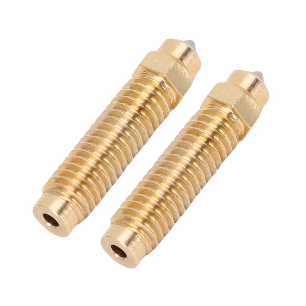  2PCS 0.4mm Nozzles  Carbon 3D Printer Brass Hardened Steel High  Bimetal Nozzle 