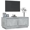 Coffee Table Concrete Grey 102x50x44 cm Wood Based Material