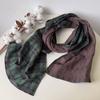Spring  New Cotton Double Sided Scarf Korean Version Sunscreen Shawl Flower Printed Neck Scarves