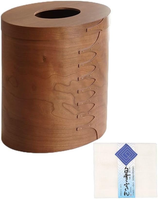 Shaker Box Wooden Axis Shaker Box Dustbin Snow White Dishcloth Set Trash Can Storage Box