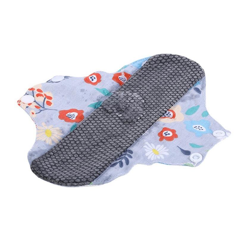 1Pcs 18/23Cm Anti-Slip Graphene Antimicrobial Sanitary Pads Reusable Care Pads Breathable Maternity Menstrual Pads For Women