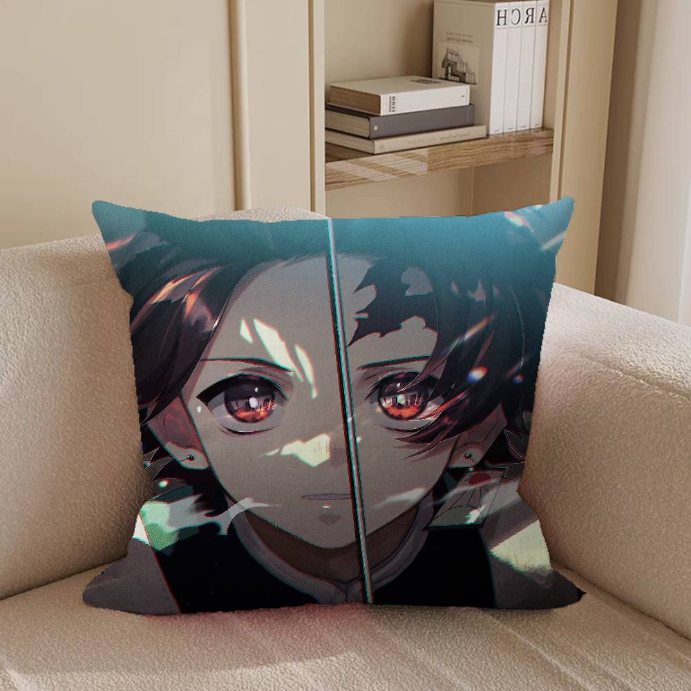 Kamado T-Tanjirou Kissenbezug Kissenbezug Polsterung Sofa Überwurfkissen Heimdeko Kissenbezug