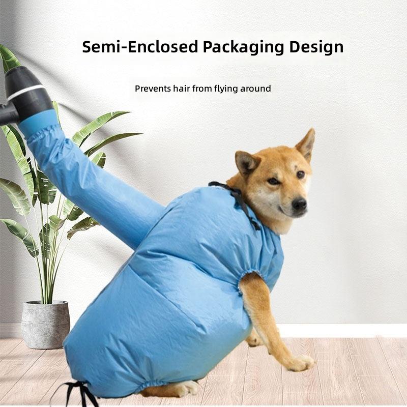 Cross-border Universal Plastic Pet Drying Bag for Cats & Dogs-Hands-Free Quick Drying Easy to Wear Drop Shipping Available