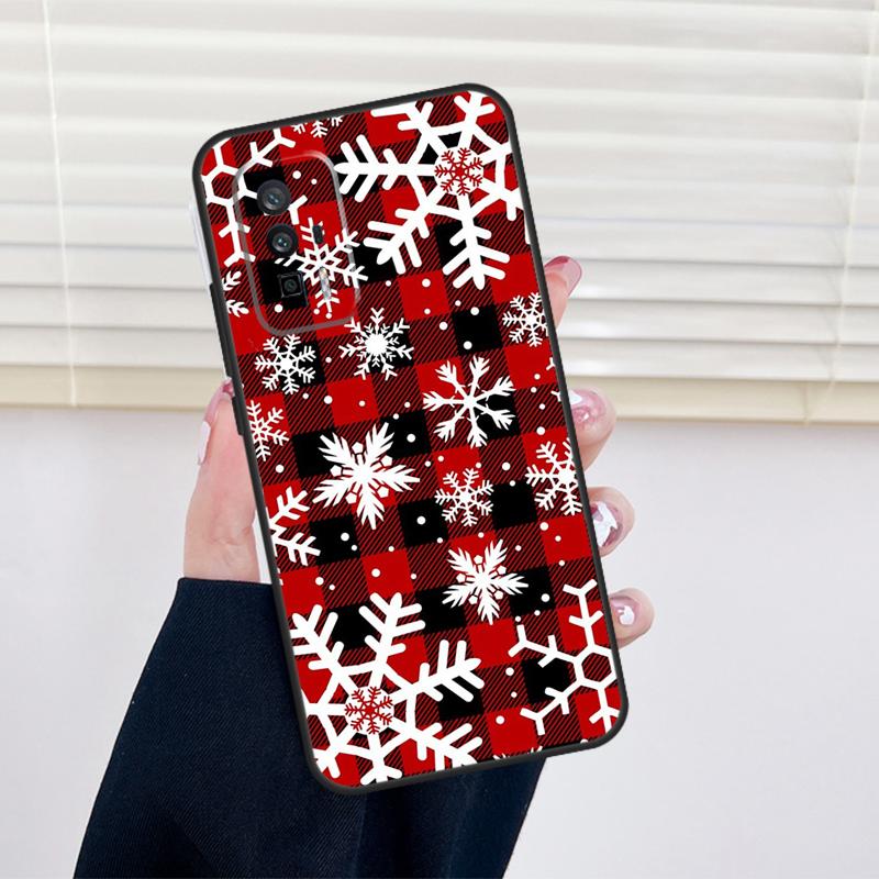 Snow Snowflake Winter Cover For Xiaomi 14 13 15 Ultra 11T 12T 13T 14T Pro POCO X7 Pro X3 X5 X6 M6 F5 F6 Pro Case