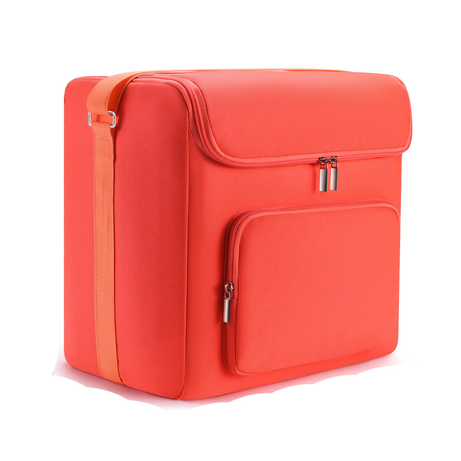 

Портативное решение для хранения Ударопрочный контейнер Дорожный чехол Сумка для хранения с плечевым ремнем для холодильников 4 л/6 л оранжевый