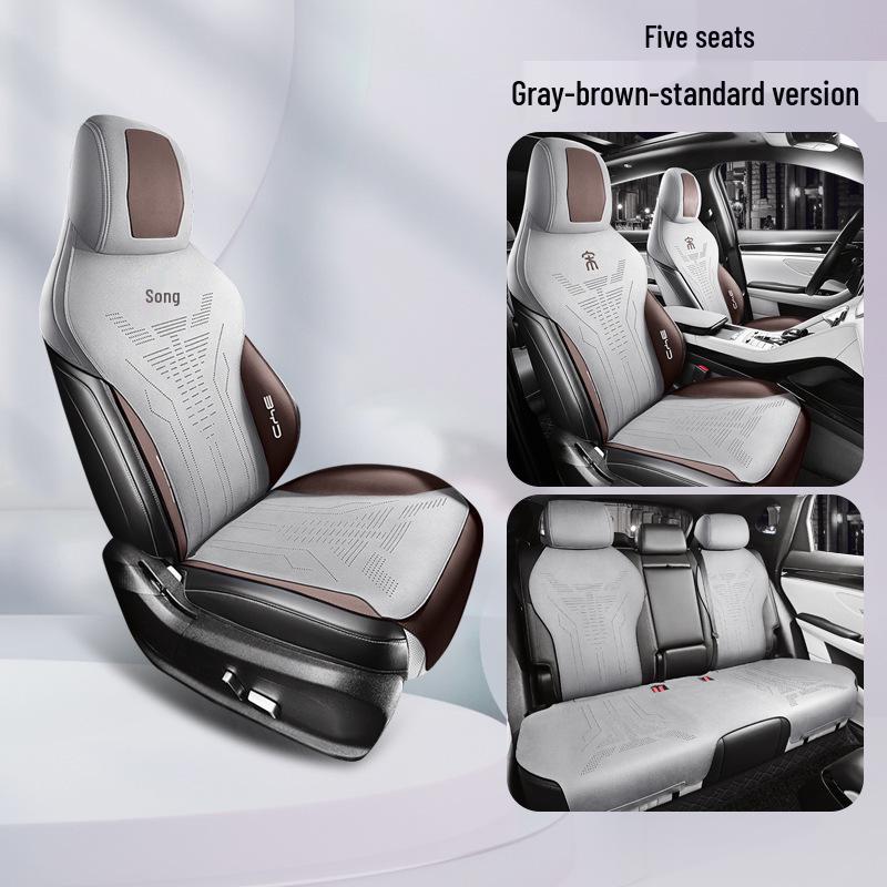 ZFL Sports Leather Seat Cushion Cover for BYD Song PLUS - All-Season Comfort