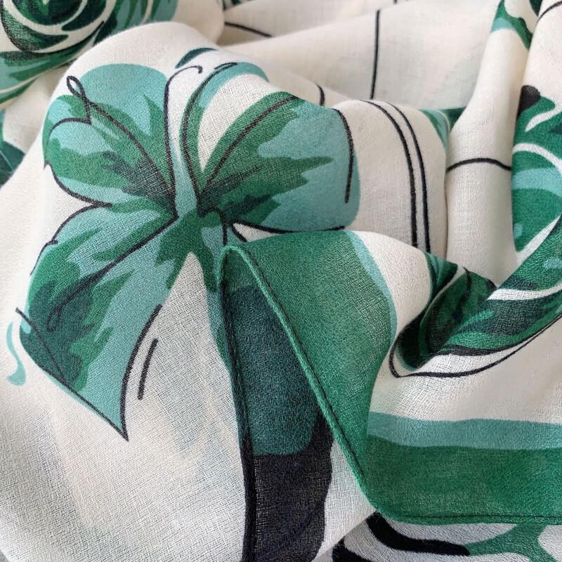 DKjiaFushi Women's Floral Print Long Shawl Scarf