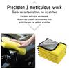 5pcs Car Care Wash Tools Thick Plush Soft Microfiber Cleaning Polishing Towels 30x40cm
