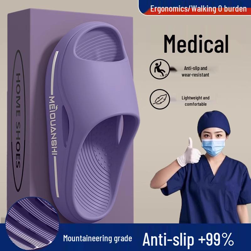 Women's Non-Slip Medical Operating Room Slippers, 2025 New Summer, Thick-Sole EVA Odorless Design.