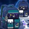 Sac à dos dessin animé astronaute pour classes 3-6 Grande capacité Sac d'école Imperméable extérieur Sac d'école Sac à dos étudiant Starryscky Mohilas