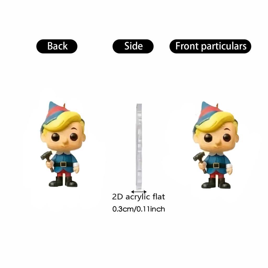 2D Flat Aircraft Box 24pc Series Advent Calendar Christmas Countdown