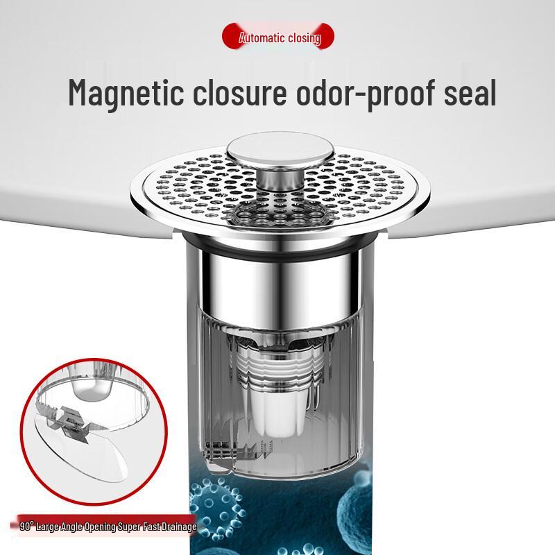 MEJUE Stainless Steel Sink Pop-Up Drain Stopper