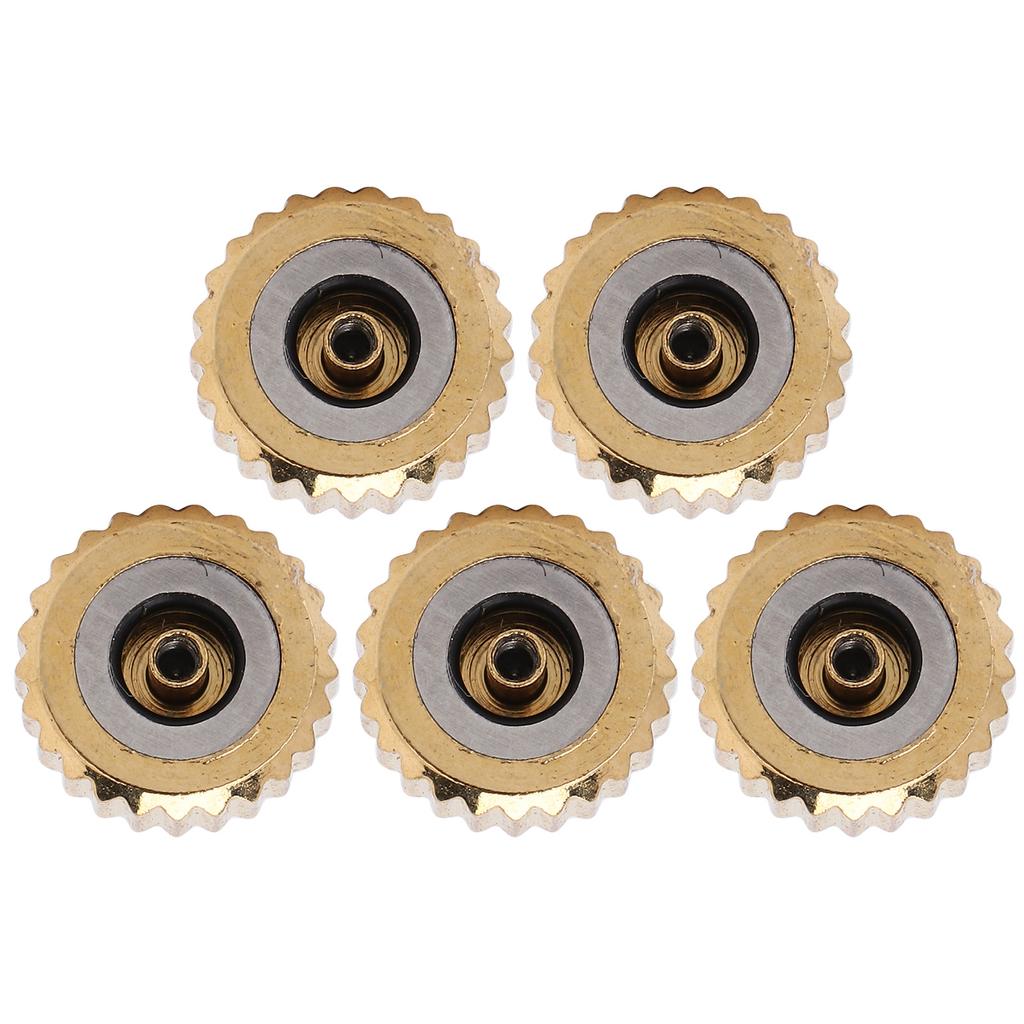 5pcs Watch Crown Spare Parts Quartz Mechanical Watch Crown Replacement Accessories6.5mm