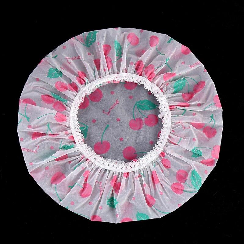 Barevná opakovaně použitelná sprchová čepice s elastickým páskem Silný koupací klobouk pro ženy Ideální pro kadeřnictví Příslušenství ke koupání Vodotěsné