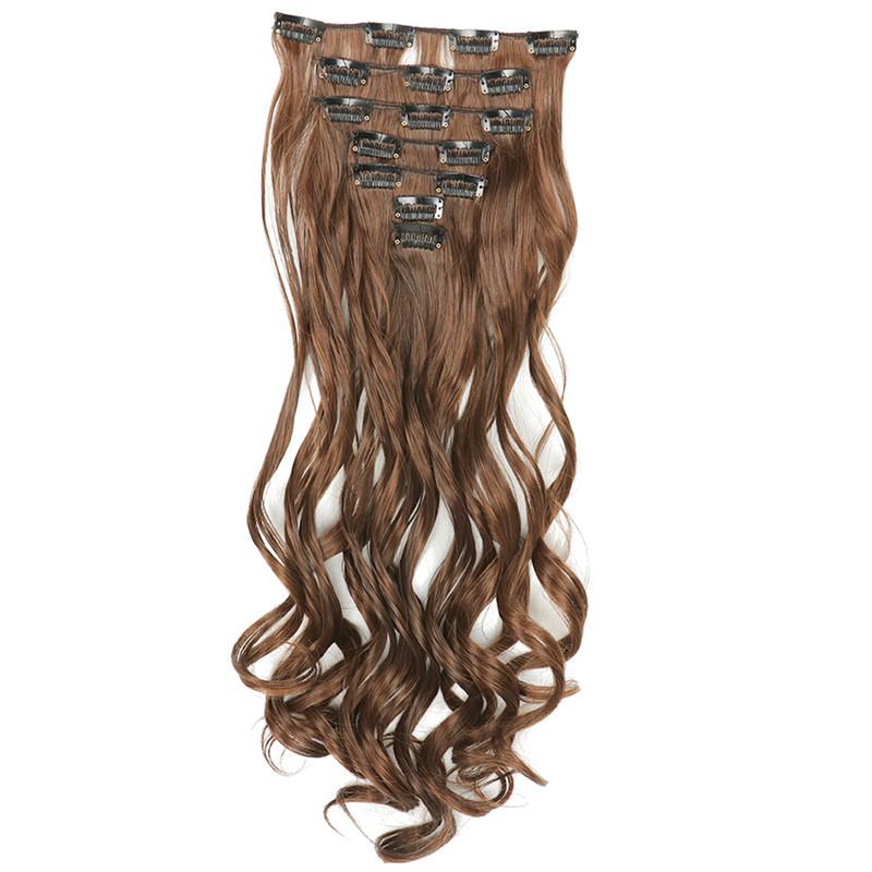 MERISIHAIR 6 Pieces/set of 24 Inch Wig Curly Hair 16 Hairpins, Wig Styling, Hairpin Synthetic Hairpin, Heat-resistant