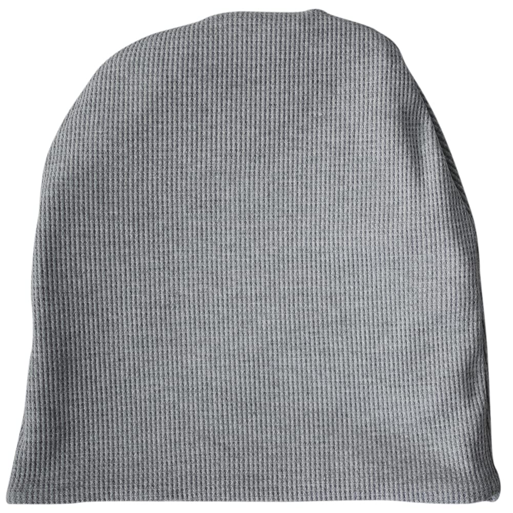 AVIREX Loose Fit Sweat Military Knit Cap Hat for Men Waffle Knit Watch Cap Free - (JP, Alphabet, Size, Gray)