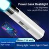 Lommelykt med USB-ladekabel Ultra Bright LED liten lommelykt, 3 lysmoduser, mini, 2 i 1