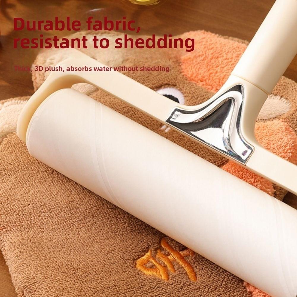 Coral Velvet Year of Horse Hand Towel Thickened Quick Drying Toilet Handkerchief Hanging Water-absorbing Bathroom Kerchief