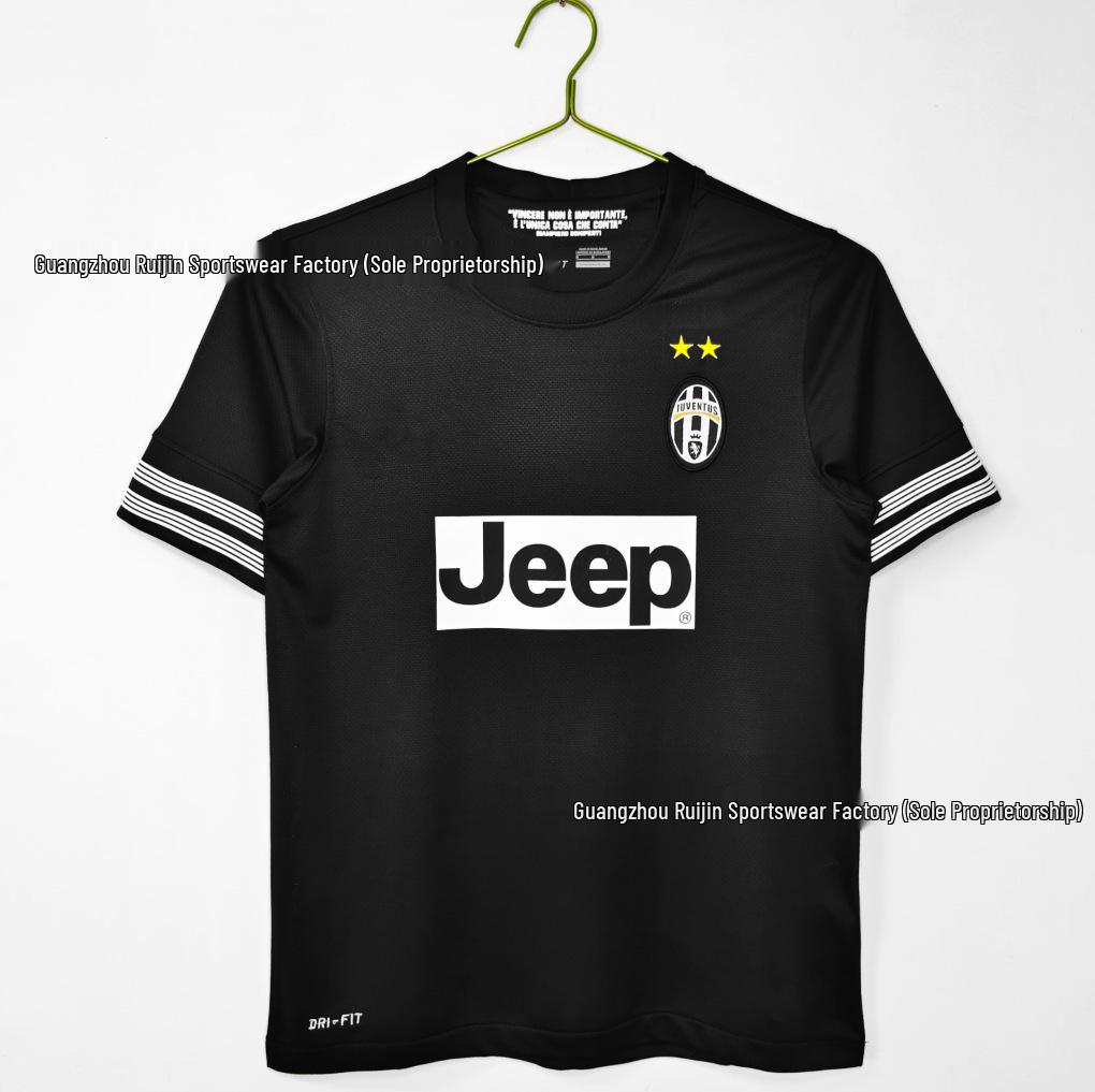 Maglia da Calcio Retrò Uomo AC Milan/Inter Milan/Juventus - Manica Corta Estiva, Ampia e Traspirante.