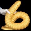 80*7cm zlatý silikonový extra dlouhý masturbátor anální kolík fisting realistický řemínek na penis na penisu BDSM