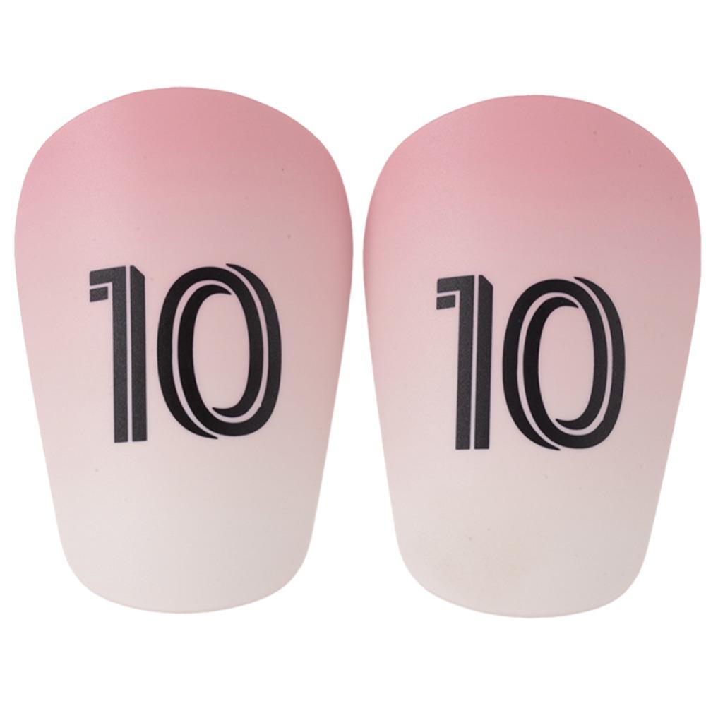 1 Pair Lightweight Football Shin Pads Flexible Anti-slip Mini Soccer Shin Guards Sturdy Impact Protection Protective Equipment 1