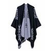 Women's Autumn and Winter Extended Fashion Scarf Shawl Dual-purpose Travel Camping Warm Double-sided Imitation Cashmere Cape