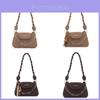 Street Style Small Chain Shoulder Bag With Magnet Closure For Daily Use