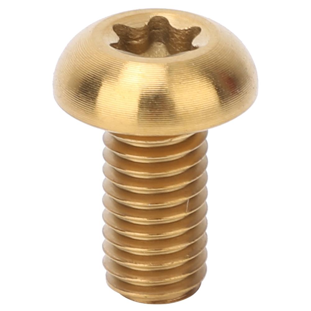 5pcs   Pack Titanium Alloy M5*12 Bicycle Water Bottle Cage Bolts M5*10 Disc Brake Screws