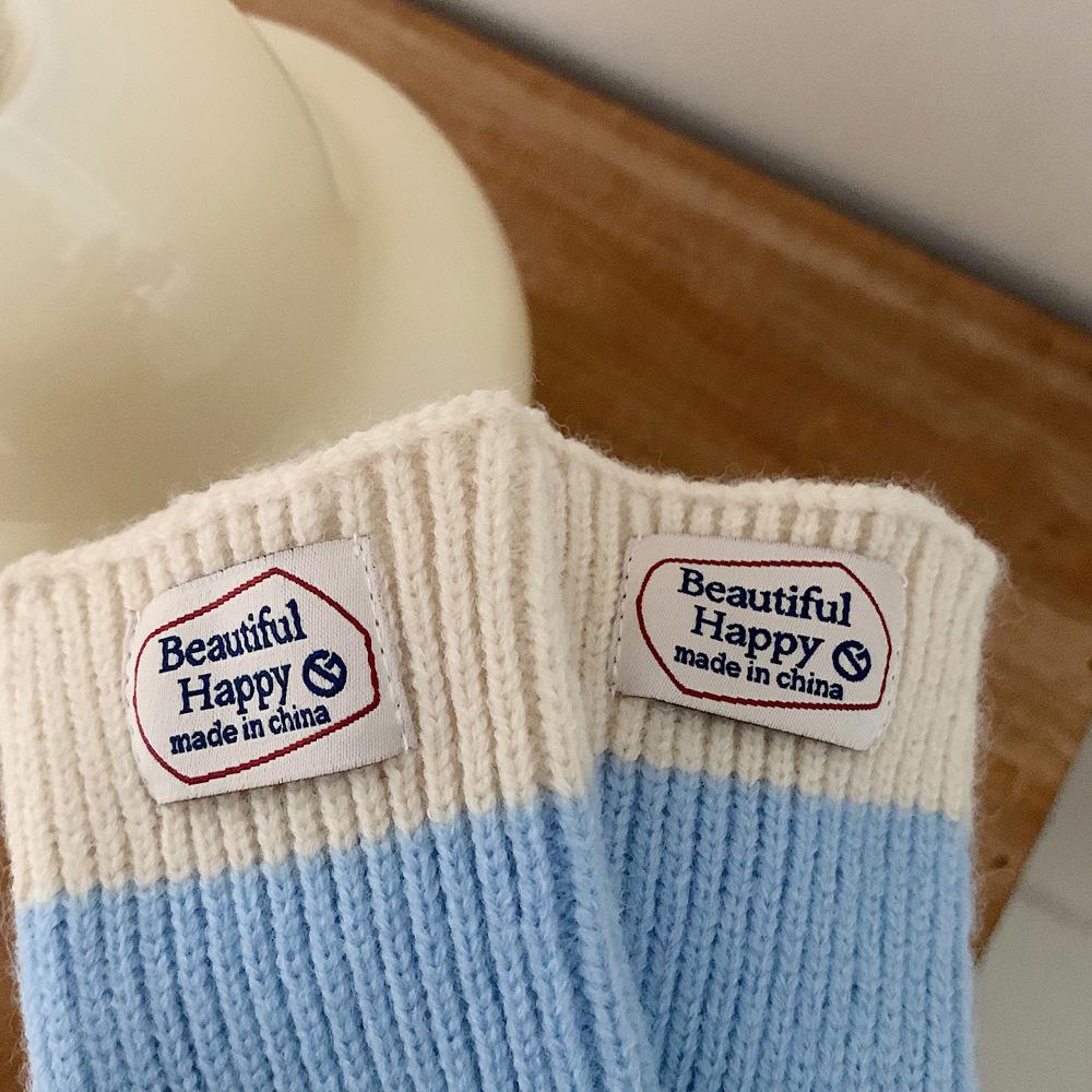 Stylish Knitted Fingerless Gloves: Warm, Touch-Screen Compatible, Perfect for Autumn and Winter Cycling