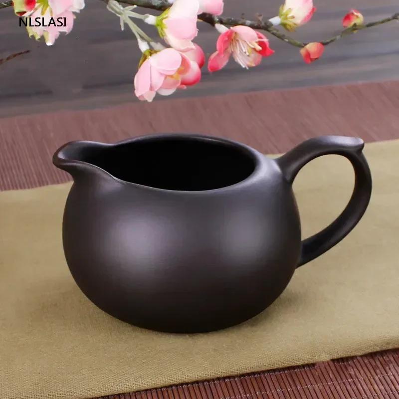 Yixing Purple Clay Fair Cup Cha Hai Master Teacup Handmade Tea Set Accessories Household Drinkware Large Capacity 340ml