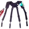 Tactical Suspenders X Type Tactics Brace Practical Adjustable Equipment with Keychain Tactical Belt Harness for Duty B X Type Tactics Brace Tactical