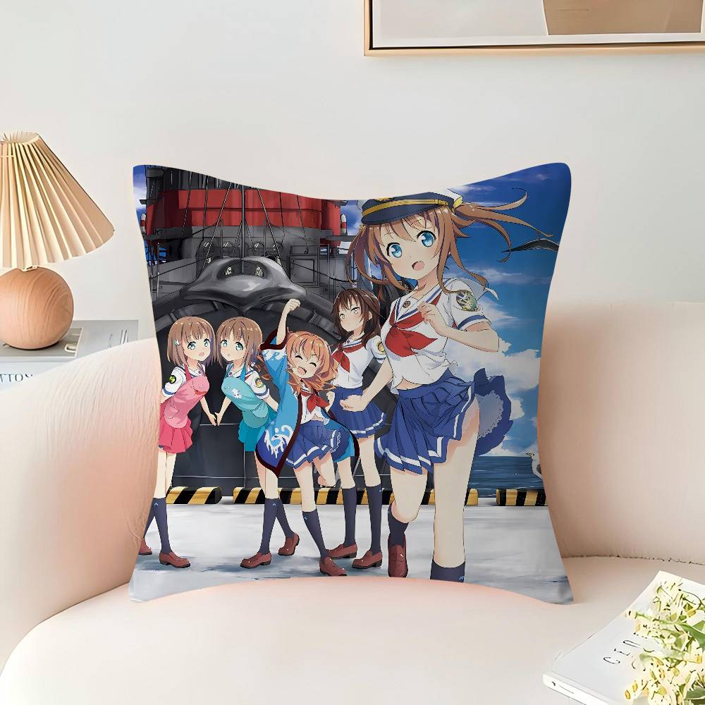 Anime S-Steins G-Gate Personalized picture text home decorative pillows Household Gifts 45x45cm