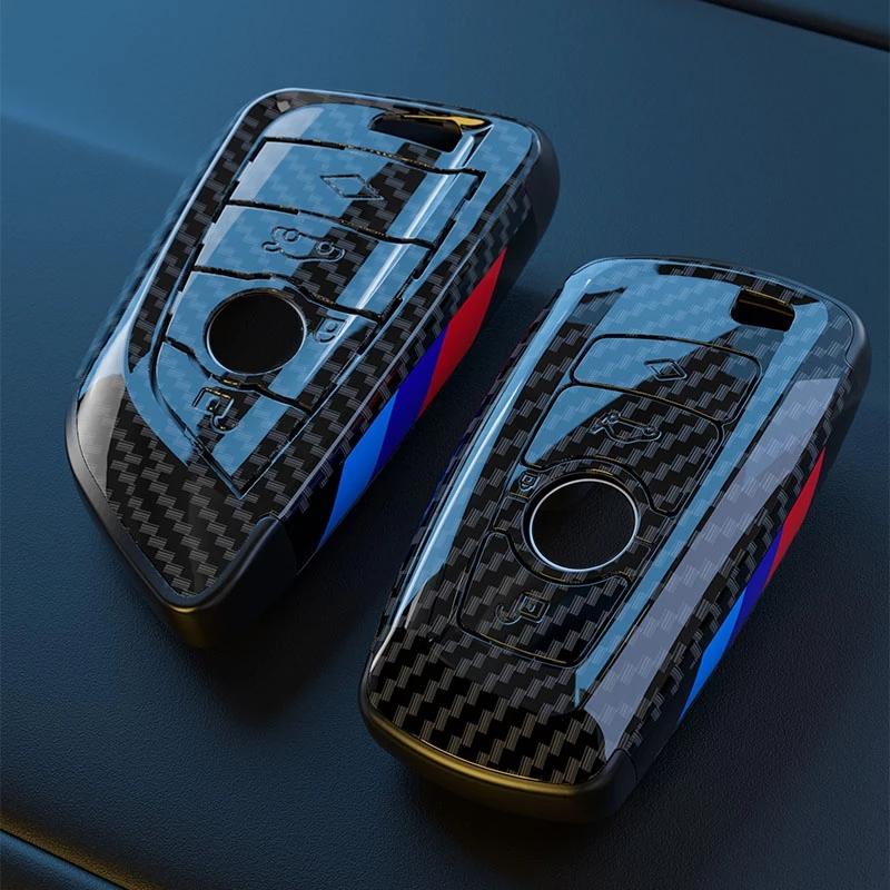 

Как углеродное волокно Автомобильный чехол для ключа Крышка сумка для ключей для Bmw F20 F30 G20 f31 F34 F10 F11 X3 F25 X4 X5 X6 I3 M3 M4 1 3 5 Серия Аксессуары Аксессуары