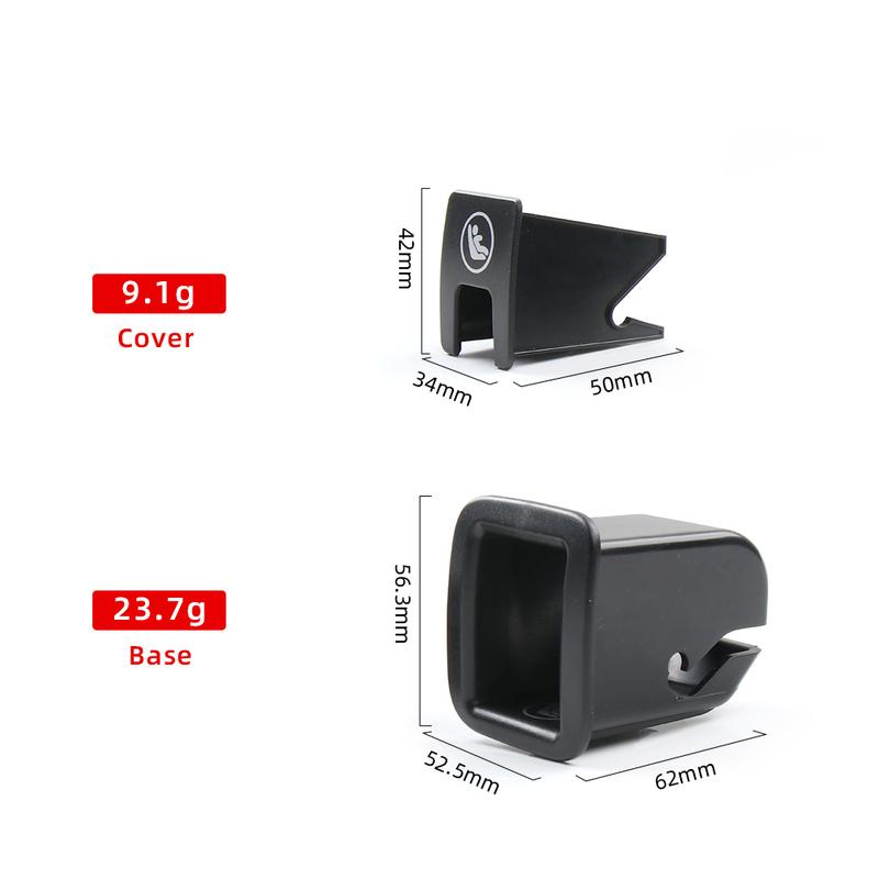 Pokrywa zaślepka mocowania Isofix fotelika samochodowego dla dziecka Podstawa pojedynczego mocowania 57D887187A Do Skoda Karoq VW T-ROC AC7 T-Cross Taos Taigo Virtus