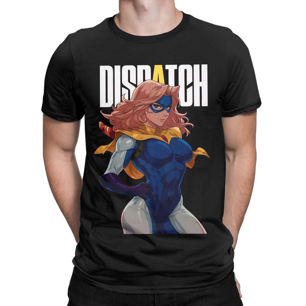 Graphic Printed Dispatch Video Game T Shirt For Unisex  100% Cotton Tee Shirt Short Sleeve Tops