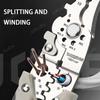 Multifunctional Wire Stripping Pliers Crimper Cable Cutter Electrical Pliers Industrial Grade Wire Crimping Cable Pulling Pliers
