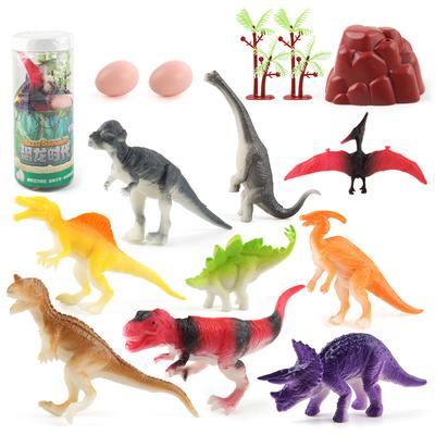 Source Simulation Animal Model Cylinder Set, Jurassic Dinosaur Children'S Cognitive Ornament Doll Toy