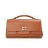 Single Shoulder Bag Genuine Leather Women's High-end Fashionable Clutch Simple Texture All-matching Commuting Underarm Cross-body