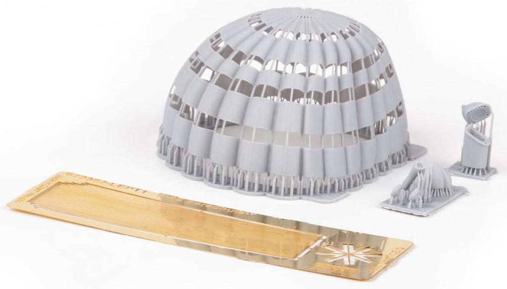 eduard Brassin McDonnell Aircraft Phantom 2 Brake Parachute Fine Plastic Model Parts EDU672382 1/72 F-4E (for Mold)