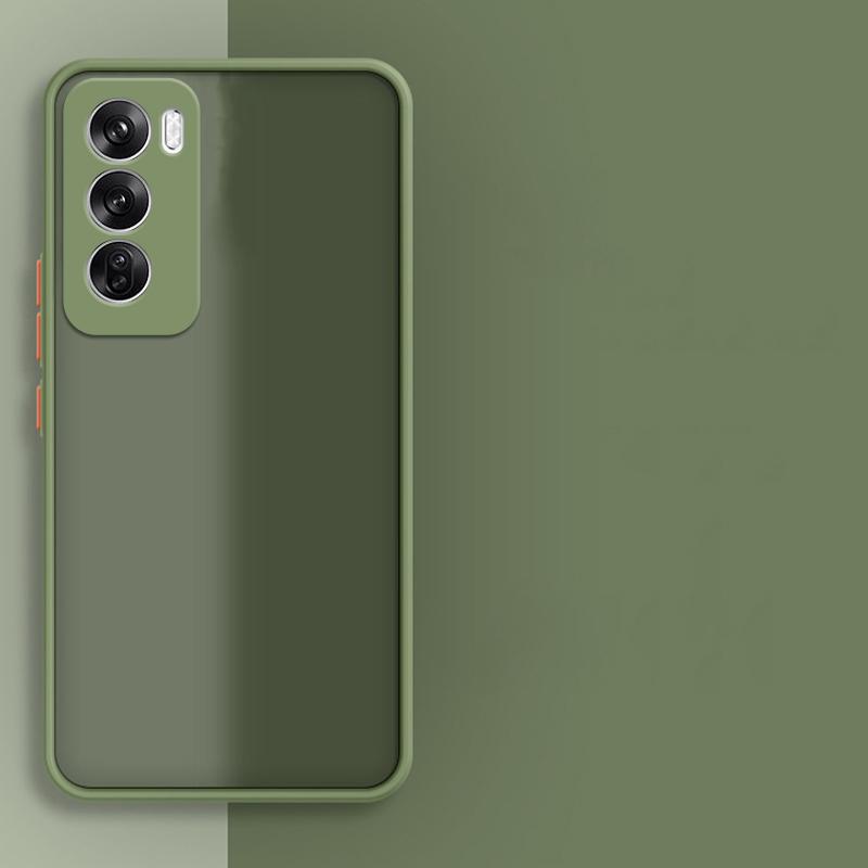 For OPPO Reno 12 Pro Case Silicone TPU Matte Cover Reno 12 Pro Case Reno 12 Pro Case Phone Protector Transparent Back Capa