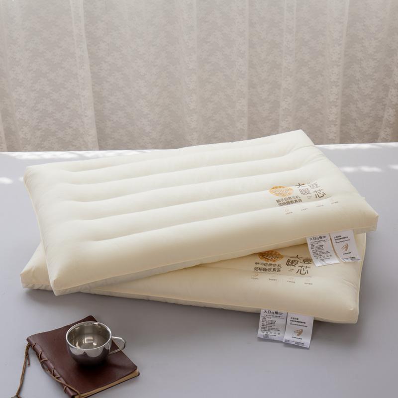 All-cotton Class A Soybean Non-collapse Pillow Pure Cotton Household Pillow Core Hotel Cervical Vertebrae Pillow Core