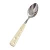 Western Food Tableware Stainless Steel Cut Cheese Hole Embossed Handle Steak Pasta Soup Dessert Knife Fork Spoon Dining Table Cutlery