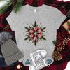 Funny Christmas Snowflakes Letter Printing T-Shirts  Women Summer Tee Shirt Femme Casual Short Sleeve Round Neck Tops T-Shirt