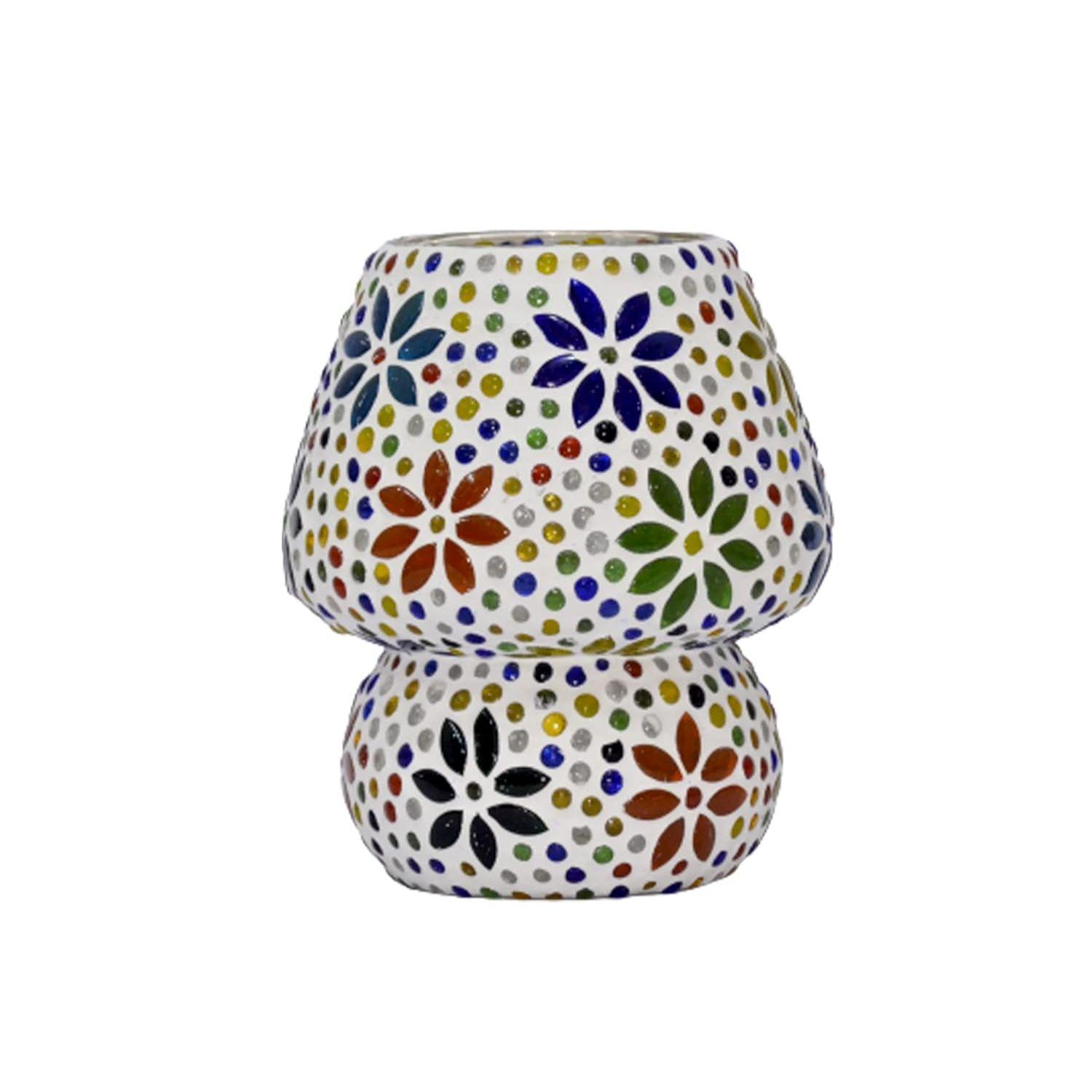 

Мозаичная настольная лампа многоцветная | Декоративная прикроватная лампа ручной работы в турецком стиле | Цветной стеклянный настольный светильник для гостиной, спальни, кафе