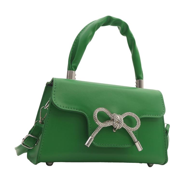 Fashion Korean Style Simple and Fashionable Pleated Handbag for Spring and Summer New Style Crossbody Bag Small Square Bag