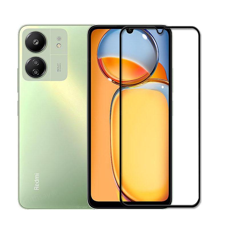 4Pcs Glass For Xiaomi Redmi 13C Tempered Glass For Redmi 13C 12C 12 Screen Protector HD Protective Phone Film Redmi 13C