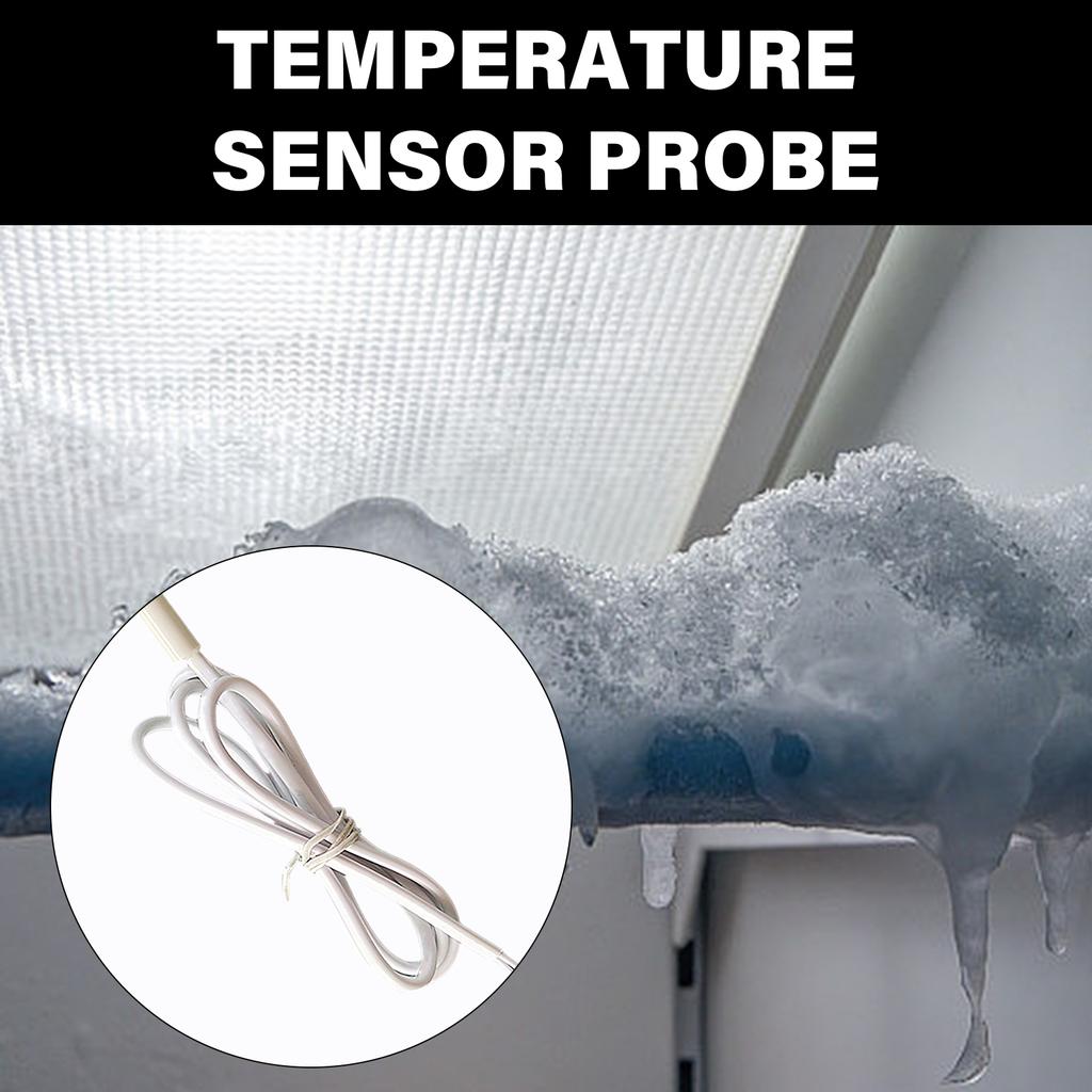 Kühlschrank Abtau-Temperatursensor Sonde Kühlschrank Temperatursensor Messing Textur Geeignet für Mehrere Modelle