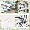 Home Sweet Home Door Cover Housewarming Party Decorations Door Banner Welcome Home Floral Backdrop Decor Greenery Leaves New Home Party Photography