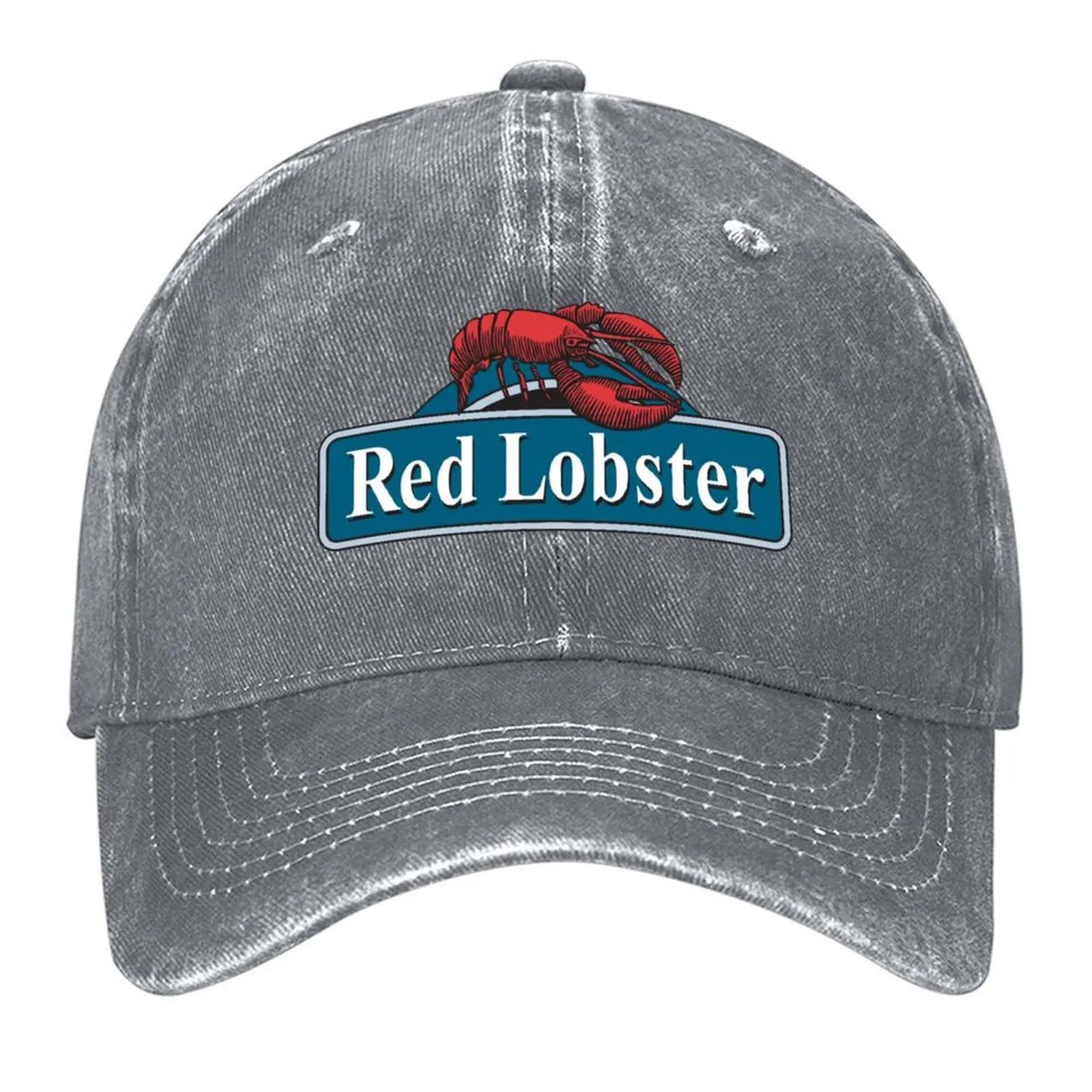 New Retro red lobster restaurant logo Baseball Cap black Anime Unisex hat Luxury Unisex cap Womens Beach Outlet Unisexs