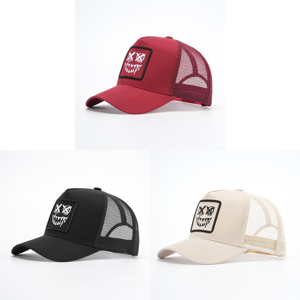 Xx Smile Face Baseball Hat With Adjustable Fit And Sun Protection For Outdoor Activities